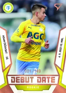 Čičovský Adam SportZoo Fortuna liga 2022-23 II.série Debut Date Rookie /149 č.DR-22