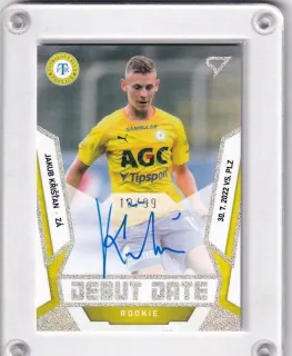 Křišťan Jakub SportZoo Fortuna liga 2022-23 II.série Debut Date Rookie AUTO /99 č.DRS-JK