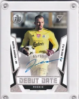 Janáček Martin SportZoo Fortuna liga 2022-23 II.série Debut Date Rookie AUTO /99 č.DRS-MJ