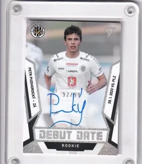 Pudhorocký Petr SportZoo Fortuna liga 2022-23 II.série Debut Date Rookie AUTO /99 č.DRS-PP