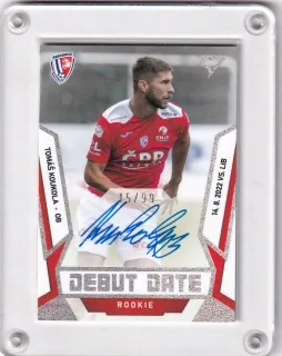 Koukola Tomáš SportZoo Fortuna liga 2022-23 II.série Debut Date Rookie AUTO /99 č.DRS-TK
