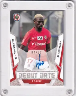 Mussa Alli Wale SportZoo Fortuna liga 2022-23 II.série Debut Date Rookie AUTO /99 č.DRS-WA
