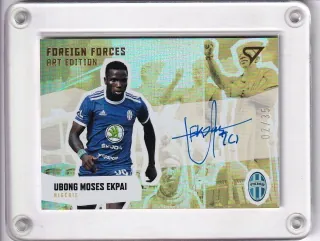 Moses Ekpai Ubong SportZoo Fortuna liga 2022-23 II.série Foreign Forces Art AUTO /35 č.FFS-UE