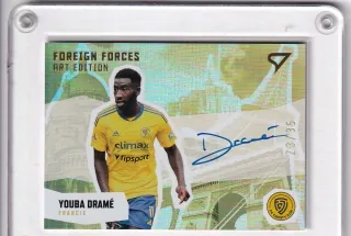 Dramé Youba SportZoo Fortuna liga 2022-23 II.série Foreign Forces Art AUTO /35 č.FFS-YD