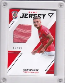 Souček Filip SportZoo Fortuna liga 2022-23 II.série Game Jersey /99 č.GJ-FS