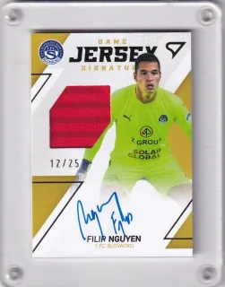 Nguyen Filip SportZoo Fortuna liga 2022-23 II.série Game Jersey AUTO /25 č.GJS-FN
