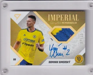 Simerský Dominik SportZoo Fortuna liga 2022-23 II.série Imperial Scripted Memorabilia /25 č.IM-DS