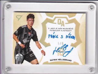 Hellebrand Patrik SportZoo Fortuna liga 2022-23 II.série Q&A Signatured Answer /6 č.QA-PH