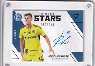 Růsek Antonín SportZoo Fortuna liga 2022-23 II.série Signed Stars - Level 1 - /199 č.SL1-AR
