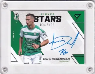 Heidenreich David SportZoo Fortuna liga 2022-23 II.série Signed Stars - Level 1 - /199 č.SL1-HE