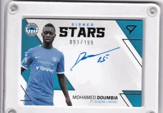 Doumbia Mohamed SportZoo Fortuna liga 2022-23 II.série Signed Stars - Level 1 - /199 č.SL1-MD