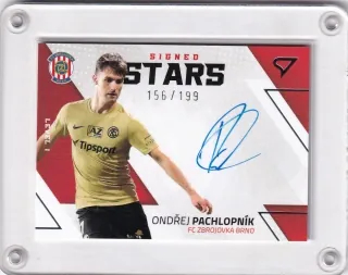 Pachlopník Ondřej SportZoo Fortuna liga 2022-23 II.série Signed Stars - Level 1 - /199 č.SL1-OP