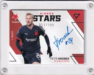 Hronek Petr SportZoo Fortuna liga 2022-23 II.série Signed Stars - Level 1 - /199 č.SL1-PH