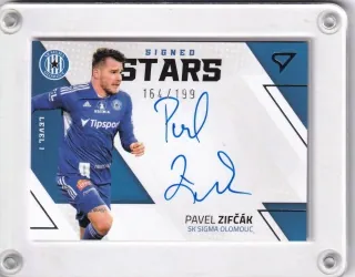 Zifčák Pavel SportZoo Fortuna liga 2022-23 II.série Signed Stars - Level 1 - /199 č.SL1-PZ