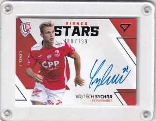 Sychra Vojtěch SportZoo Fortuna liga 2022-23 II.série Signed Stars - Level 1 - /199 č.SL1-SY