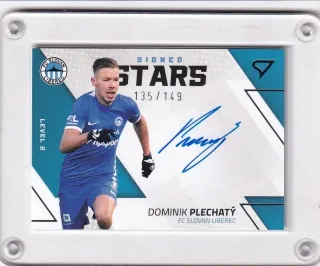 Plechatý Dominik SportZoo Fortuna liga 2022-23 II.série Signed Stars - Level 2 - /149 č.SL2-DP