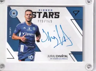 Chvátal Juraj SportZoo Fortuna liga 2022-23 II.série Signed Stars - Level 2 - /149 č.SL2-JC