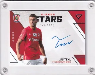 Texl Jiří SportZoo Fortuna liga 2022-23 II.série Signed Stars - Level 2 - /149 č.SL2-JT