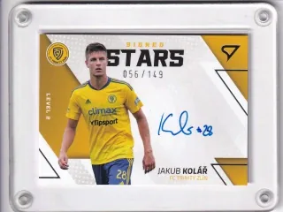 Kolář Jakub SportZoo Fortuna liga 2022-23 II.série Signed Stars - Level 2 - /149 č.SL2-KA