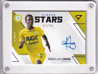 Gning Abdallah SportZoo Fortuna liga 2022-23 II.série Signed Stars - Level 3 - /99 č.SL3-AG