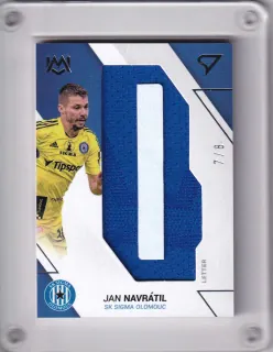 Navrátil Jan SportZoo Fortuna liga 2022-23 II.série Unique Mark Letter "I" 7/8 č.UM-JN