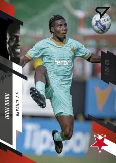 Ogbu Igoh SportZoo Fortuna liga 2023-24 I.série Black 1of25 č.018