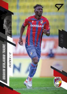 Benjamin Traore Ibrahim SportZoo Fortuna liga 2023-24 I.série Black 1of25 č.038