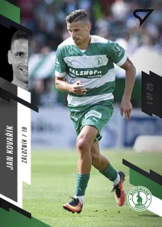 Kovařík Jan SportZoo Fortuna liga 2023-24 I.série Black 1of25 č.050