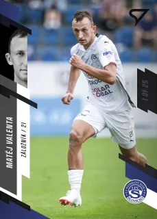 Valenta Matěj SportZoo Fortuna liga 2023-24 I.série Black 1of25 č.063