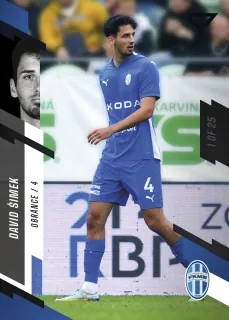 Šimek David SportZoo Fortuna liga 2023-24 I.série Black 1of25 č.106