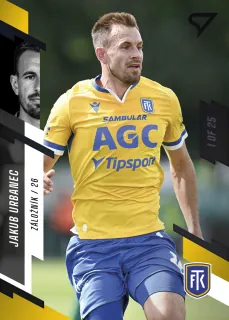Urbanec Jakub SportZoo Fortuna liga 2023-24 I.série Black 1of25 č.146