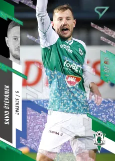 Štěpánek David SportZoo Fortuna liga  2023-24 II.série Green 1of60 č.338