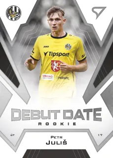Juliš Petr SportZoo Fortuna liga  2023-24 II.série Debut Date Rookie č.DR-09