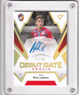 Paluska Jan SportZoo Fortuna liga  2023-24 II.série Debut Date Rookie AUTO /80 č.DRS-JP