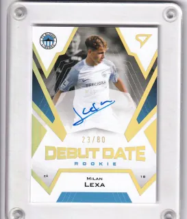 Lexa Milan SportZoo Fortuna liga  2023-24 II.série Debut Date Rookie AUTO /80 č.DRS-ML