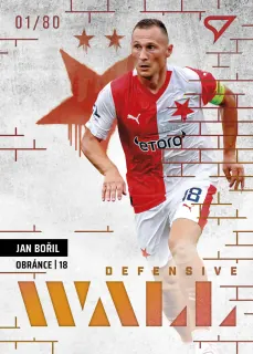 Bořil Jan SportZoo Fortuna liga  2023-24 II.série Defensive Wall /80 č.DW-03