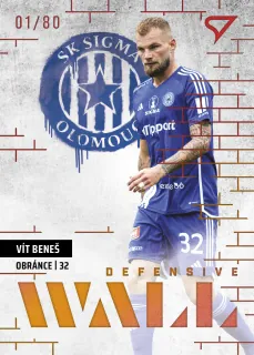 Beneš Vít SportZoo Fortuna liga  2023-24 II.série Defensive Wall /80 č.DW-11