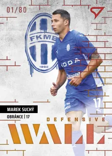Suchý Marek SportZoo Fortuna liga  2023-24 II.série Defensive Wall /80 č.DW-17