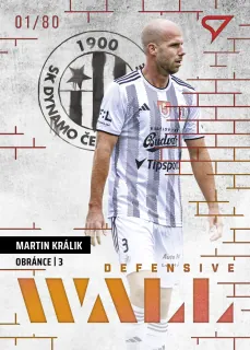 Králik Martin SportZoo Fortuna liga  2023-24 II.série Defensive Wall /80 č.DW-18