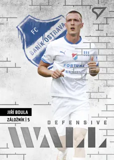 Boula Jiří SportZoo Fortuna liga  2023-24 II.série Defensive Wall č.DW-20