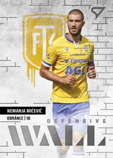Mićević Nemanja SportZoo Fortuna liga  2023-24 II.série Defensive Wall č.DW-22