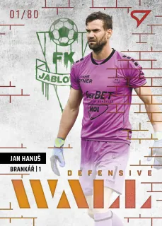 Hanuš Jan SportZoo Fortuna liga  2023-24 II.série Defensive Wall /80 č.DW-23
