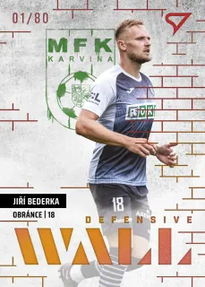 Bederka Jiří SportZoo Fortuna liga  2023-24 II.série Defensive Wall /80 č.DW-27