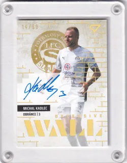 Kadlec Michal SportZoo Fortuna liga  2023-24 II.série Defensive Wall AUTO /60 č.DWS-MK