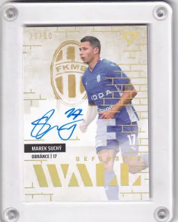 Suchý Marek SportZoo Fortuna liga  2023-24 II.série Defensive Wall AUTO /60 č.DWS-SU