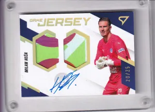 Heča Milan SportZoo Fortuna liga  2023-24 II.série Game Jersey AUTO /25 č.GJS-HE