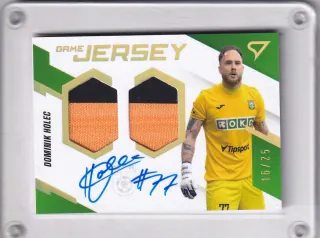 Holec Dominik SportZoo Fortuna liga  2023-24 II.série Game Jersey AUTO /25 č.GJS-HO