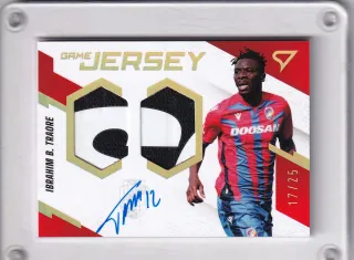 Traore Ibrahim B. SportZoo Fortuna liga  2023-24 II.série Game Jersey AUTO /25 č.GJS-IT