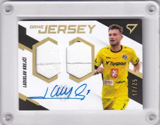 Krejčí Ladislav SportZoo Fortuna liga  2023-24 II.série Game Jersey AUTO /25 č.GJS-LK