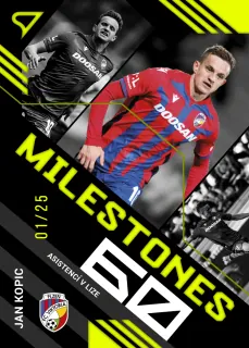 Kopic Jan SportZoo Fortuna liga  2023-24 II.série Milestones /50 č.MS-04
